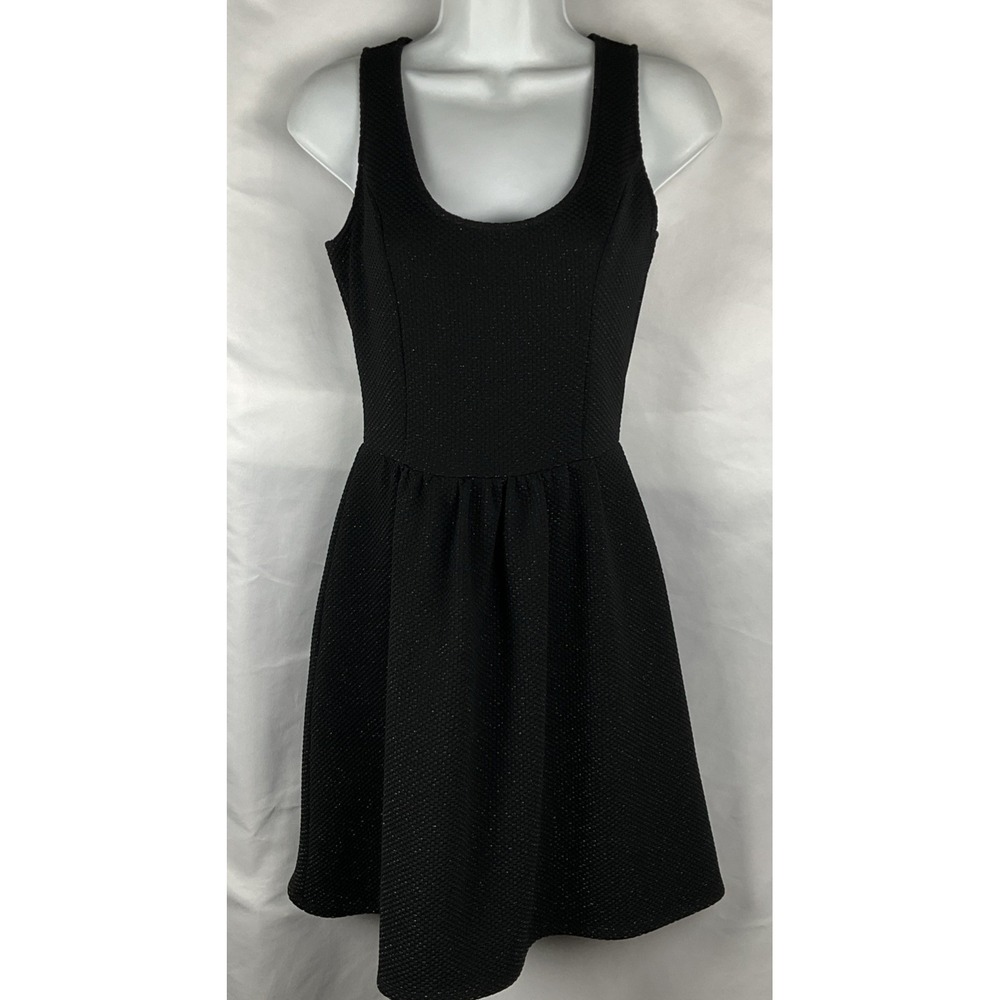 Anthropologie HD In Paris Women's Size Small Black‎ Sparkle Starry Night Dress